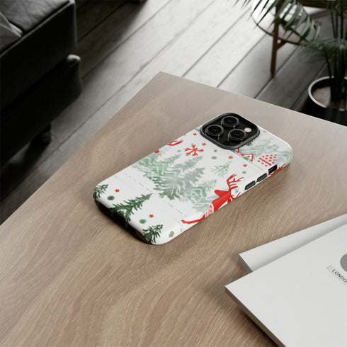 Nordic Christmas Print - Impact Resistant Phone Case